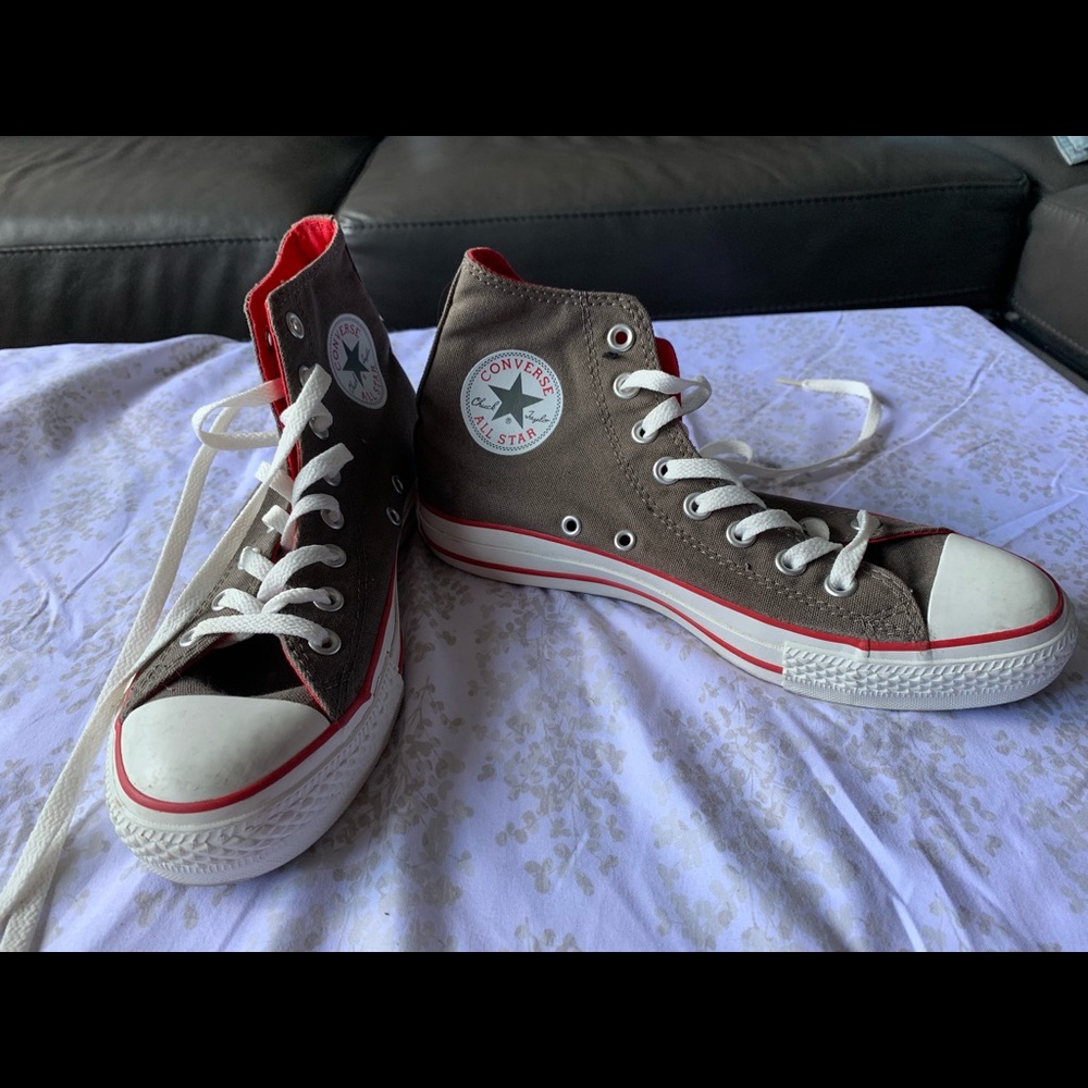 Converse mocha brown sneakers
